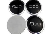 4Pcs 56mm Car Wheel Center Hub Caps Covers For FIAT 500 Abarth Doblo Tipo Panda Ducato Fiorino Grande Punto 500X Freemont