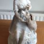 Nao By Lladro Woman And A Dog ( Large Figurine ) Image 3