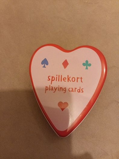 valentines playing cards
