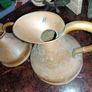 Antique Haystack copper jug set of 7 Image 3
