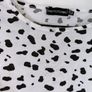 PrettyLittleThing Women's Dalmatian Black and White Tshirt Image 3