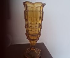 vintage amber glass