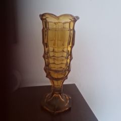vintage amber glass