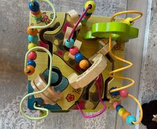 B. toys Zany Zoo Wooden Activity Cube Assortment