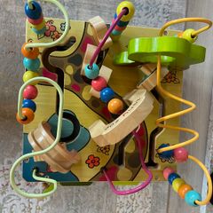 B. toys Zany Zoo Wooden Activity Cube Assortment
