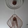 Modern rose gold pendant lightning, two pieces Image 3