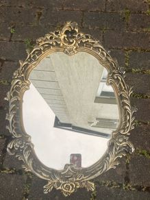 Antique rococo mirror free postage