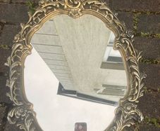Antique rococo mirror free postage