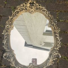 Antique rococo mirror free postage