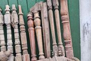 Various antique legs etc