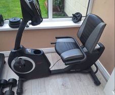Treadmill & Exercise bike.