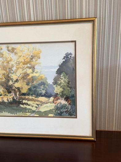 G. Oakley. 4 Original Watercolours. Framed. Irish Artist. Rural Scenes.