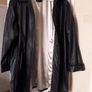 Leather Coat/GENUINE LEATHER Three Quarter Length Coat .. Size: 18 UK .. Final Price Drop Image 7