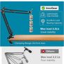Microphone Stand Mic Arm Micro Boom Arm with 3/8" to 5/8" Screw Adapter, Mic Clip Holder, for HyperX QuadCast, Blue Snowball, Blue Snowball ICE, Blue Yeti, Blue Yeti X, Blue Yeti Pro (FREE POSTAGE) Image 5