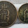 Sweden 1874 1875 5 ore 2 ore Image 3