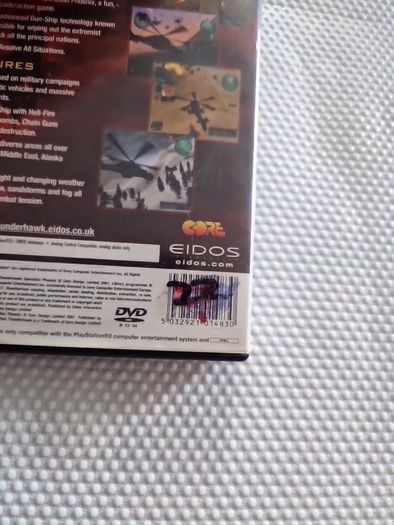 Thunder Hawk Operation Pheonix PlayStation2 Ps2 Games Original