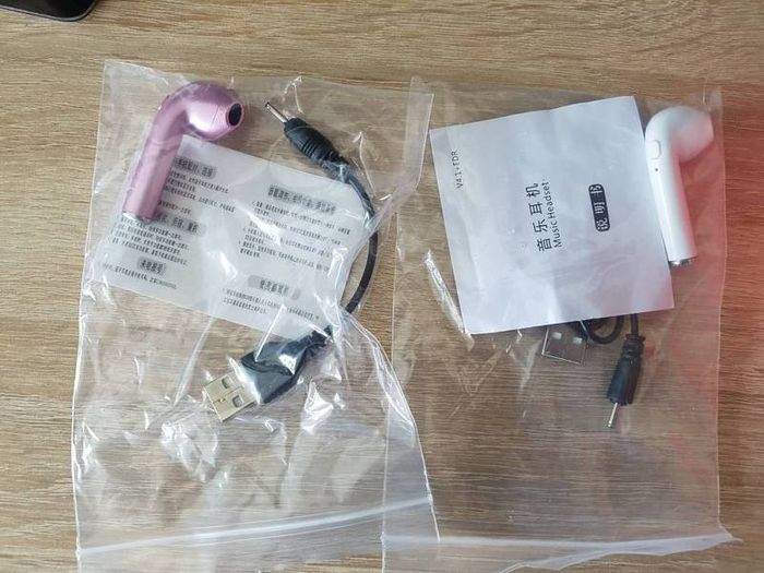 HBQ I7 V4.1+EDR Bluetooth Headphone Single Wireless Invisible headset Mini with Mic Stere