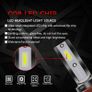 MINI H7 H11 LED Headlight Replacement Bulbs Bulb Conversion Kit 200W 48000LM 6000K Hi/Lo Beam Lamps Image 3