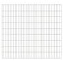 2D Garden Fence Panels & Posts 2008x830 mm 14 m Silver Image 9