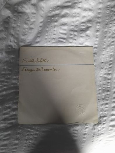 Scritti Politti Songs to Remember Vinyl