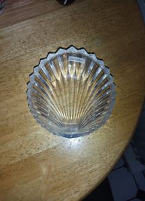 Villeroy and Boch - Crystal Seashell / Scallop Bowl  New condition - Very very beautiful