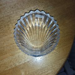 Villeroy and Boch - Crystal Seashell / Scallop Bowl  New condition - Very very beautiful