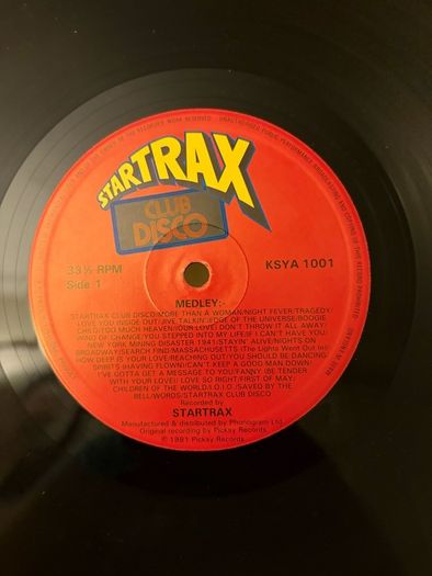 Startrax Club Disco 1981 UK Vinyl LP Bee Gees and Disco Medleys