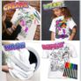 Brand New - Splat Planet Colour-in Unicorn Fairytale T-Shirt - size: 7-8 years Image 6