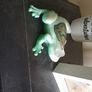 The Mystic Vision Frog Figurine Green White Resin Art Esoteric AllSeeing Eye Image 4