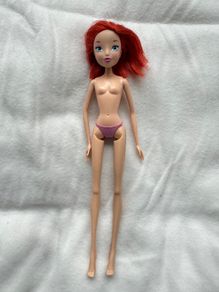2012 Viacom 11.5" BLOOM DOLL Rainbow Winx Club Fairy Pixie for OOAK cutted hair Used Please look at the pictures