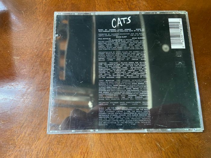 Cats Original Soundtrack Double CD