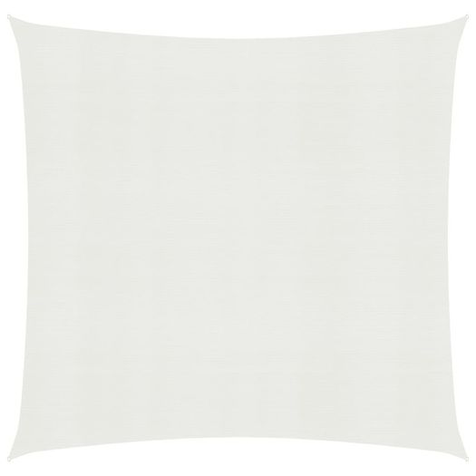 Sunshade Sail 160 g/sq. m White 7x7 m HDPE