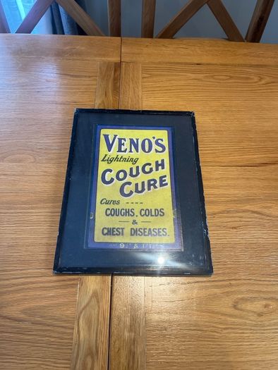 Vintage Veno's Cough Cure Advertisement Print