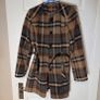 Stylish plaid wool blend coat, size 10 Image 6