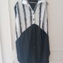 naya black and white tunic Image 3