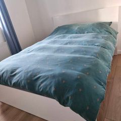 Malm double bed