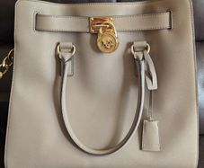 Michael Kors Hamilton leather tote