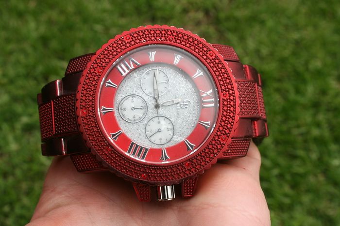 Men's Hip Hop Captain Bling Elegant Pave Watch