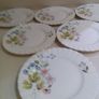 6 x side plates Richmond Bone China  'Wild Anemone' Image 2
