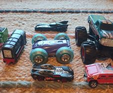 Thomas the tank engine and hot wheels