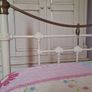 Julian Bowen Ivory Single Metal Bed Frame Image 2