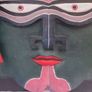 Wooden Tribal Indinesian Rainbow Vayu Face Image 4