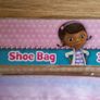 BNIP - A Doc Mc Stuffins drawstring / Backpack Bag. Image 3