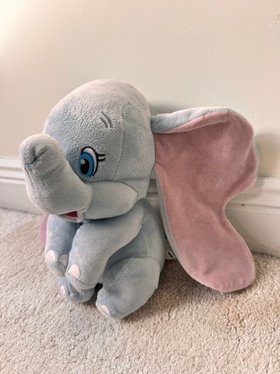 Ty Sparkle Disney Dumbo Plush Elephant NOT Working approx. 25 cm. Used Please see photos