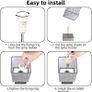 Touch Control Table Lamp, 3-Way Dimmable Bedside Lamps Nightstand Lamps with Flaxen Fabric Shade for Bedroom Living Room,LED Bulbs Included (FREE SHIPPING) Image 2