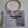 Gold Torc Bangle Image 4