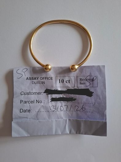 Gold Torc Bangle