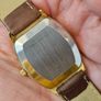 Vintage Swiss Made Bulova Gold Plated Swiss Watch Quartz 1980s Image 9