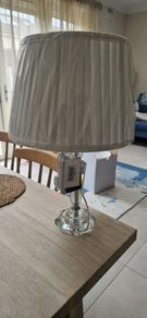 Galway Crystal Sofia Lamp & Shade x2