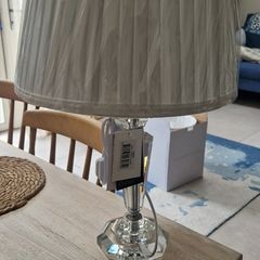 Galway Crystal Sofia Lamp & Shade x2